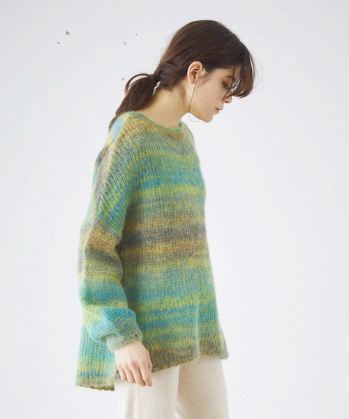 「Marilyn Moon」 長袖ニット MEDIUM グリーン レディース_画像7