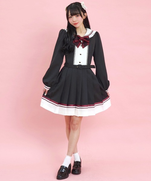 シークレットハニー　セーラー襟ミニワンピース　2着セット 1065588732.jpg?1605186466