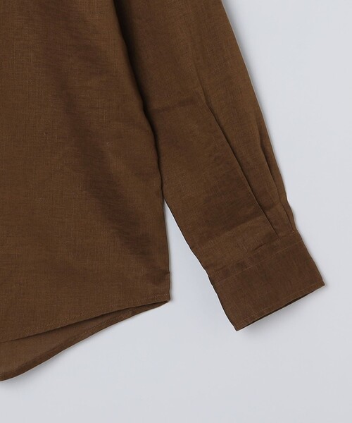 SHIPS（シップス） シャツ SHIPS: フレックスリネン レギュラーカラー