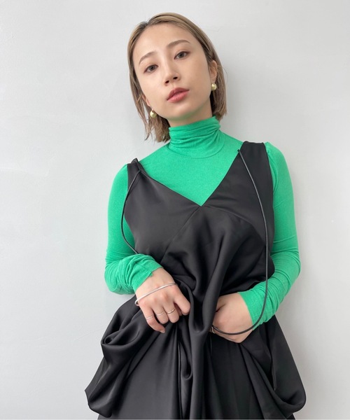 「SANSeLF」 長袖カットソー FREE ブラック レディース_画像8