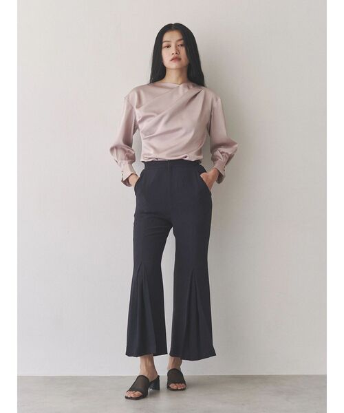TONAL ブラウス シャツ アシメタックドレープブラウス