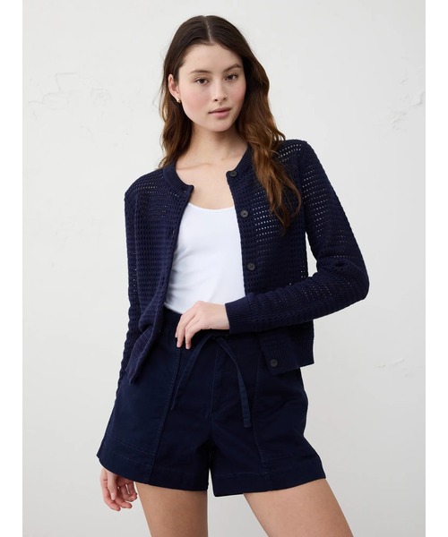 BANANA REPUBLIC｜(W)Demi コットンシルク カーディガン