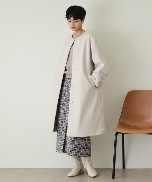 [OPAQUE.CLIP] пальто 40 свет бежевый женский 