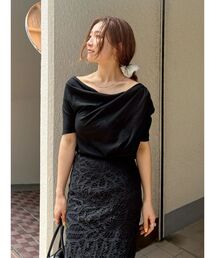 tシャツ タックデザインオフショルTee レディース｜ZOZOTOWN Yahoo!店