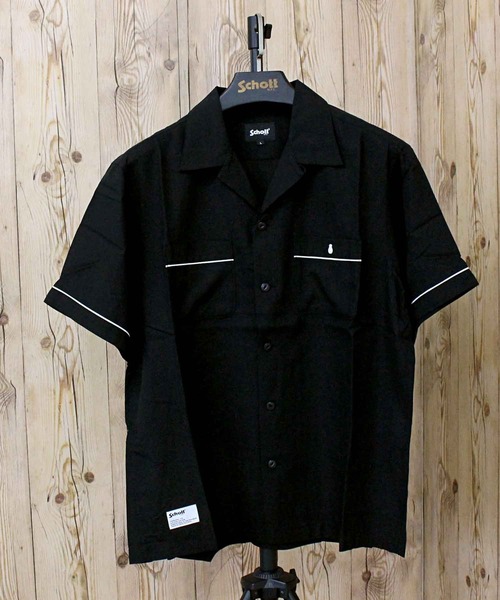 Schott/ショット/ BOWLING SS SHIRT BOWLING SS SHIRT'LEATHER JACKET MAKES A MAN/ボーリングSS