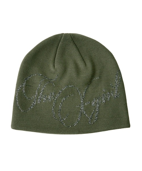 X-girl ニット帽 ニットキャップ GLITTER LOGO BEANIE