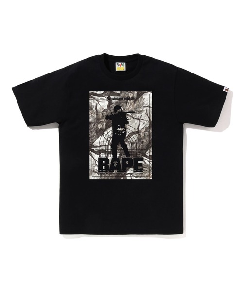 アベイシングエイプTREE EDGE CAMO COLLEGE Tシャツ 2XL A BATHING APE（アベイシングエイプ） tシャツ TREE EDGE CAMO APE