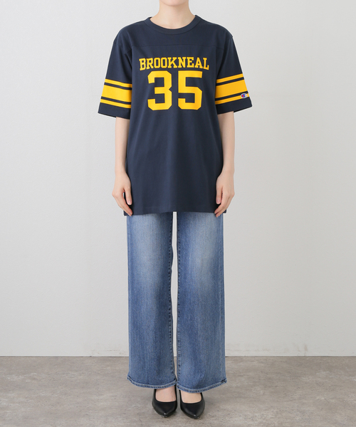 n*3様 フットボールシャツ　チャンピオン　Mサイズ　80s Champion フットボールTシャツ メンズ