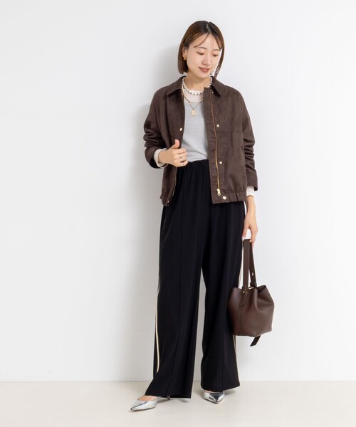 NOLLEY'S Sophi（ノーリーズソフィー） パンツ ウォッシャブルサイド