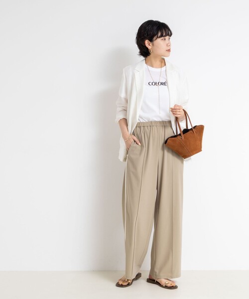 NOLLEY'S Sophi（ノーリーズソフィー） パンツ ウォッシャブルサイド