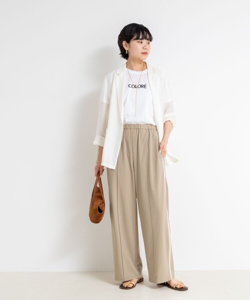 NOLLEY'S Sophi（ノーリーズソフィー） パンツ ウォッシャブルサイド