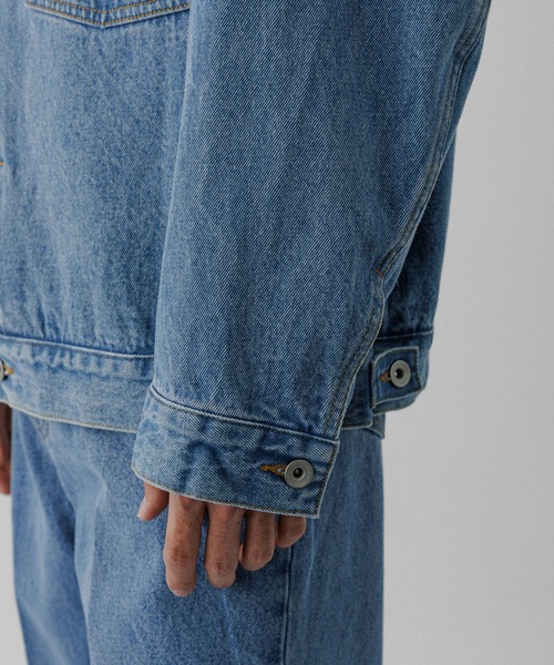 アダムエロペ デニムジャケット ADAM ET ROPE' デニムジャケット gジャン ブリーチ / JEANS