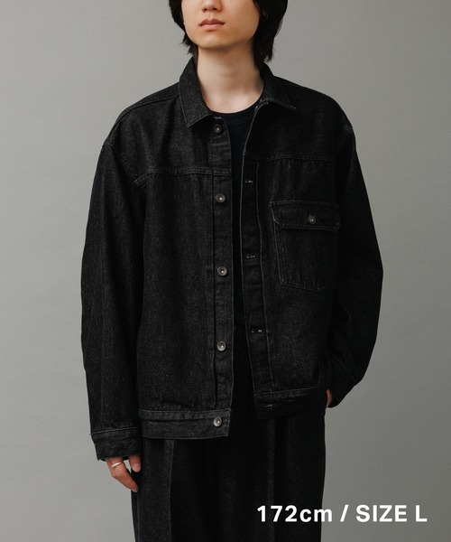 ADAM ET ROPE'（アダムエロペ） デニムジャケット gジャン ブリーチ