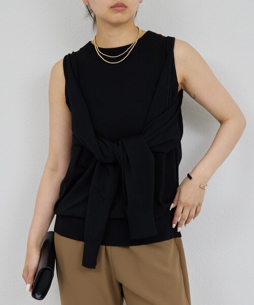 GALLARDAGALANTE ニット セーター 「2WAY」ショルダースリット