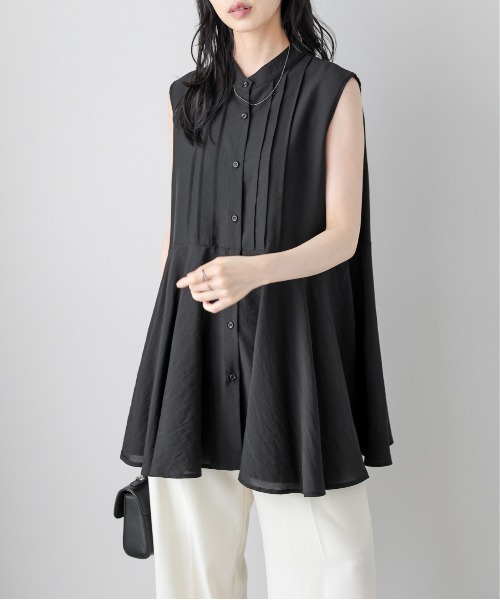 ブラウス シャツ 夏 シアーチュニックブラウス レディース : ZOZOTOWN