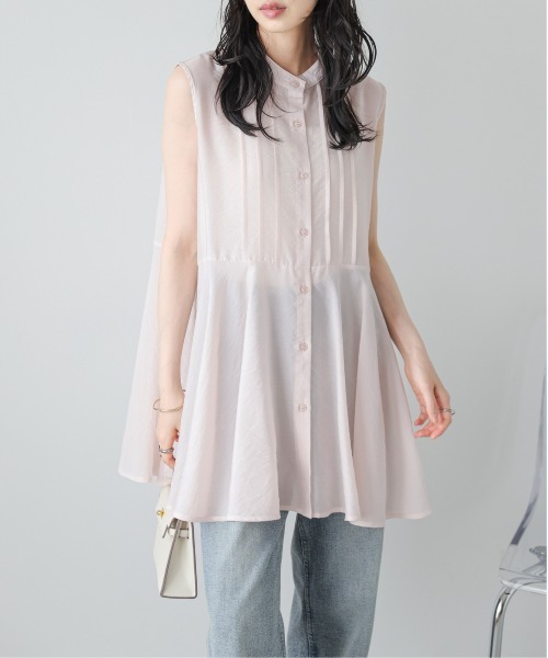 ブラウス シャツ シアーチュニックブラウス レディース : ZOZOTOWN