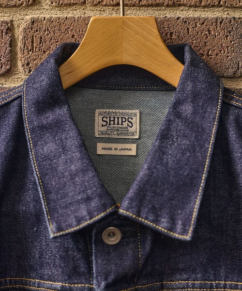 SHIPS デニムジャケット gジャン SHIPS: AUTHENTIC ワン