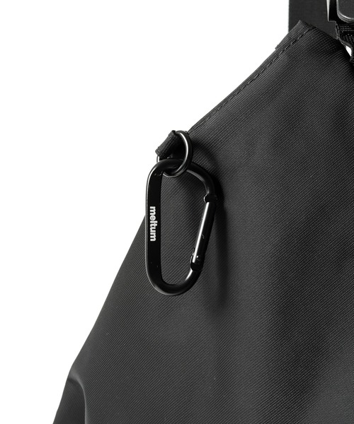 【美品】meltum メッセンジャーバック BLACK meltum ショルダーバッグ CANVAS MESSENGER BAG / キャンバス