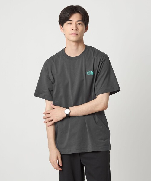 THE NORTH FACE グレー Tシャツ THE NORTH FACE】ノースフェイス Tシャツ Lサイズ ライトグレー