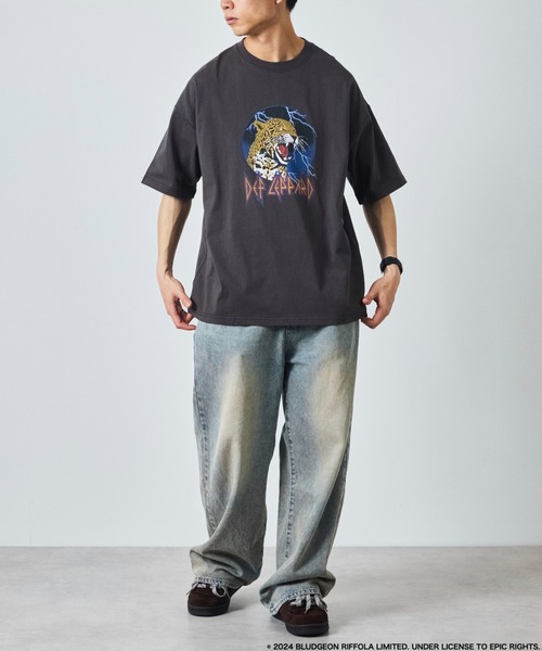 「FREAK'S STORE」 半袖Tシャツ MEDIUM チャコールグレー メンズ