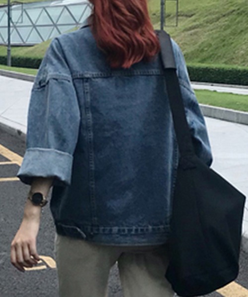 「DAY CLOSET」 デニムジャケット L ブルー レディース