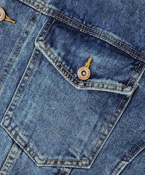 「DAY CLOSET」 デニムジャケット L ブルー レディース