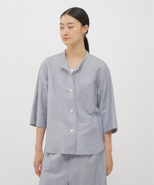マーガレットハウエル　リネンパジャマ MARGARET HOWELL パジャマ ルームウェア LINEN COTTON CHAMBRAY