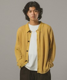 RAGEBLUE（レイジブルー） カーディガン ピグメント透かしシャツ