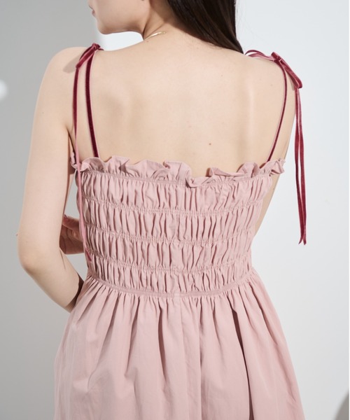 「paravion」 キャミソールワンピース FREE アイボリー レディース_画像2