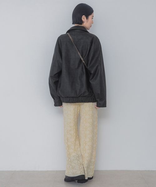 JEANASIS（ジーナシス） ブルゾン FREE ブラウン レディース