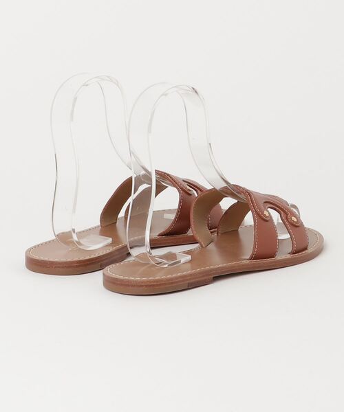 CELINE サンダル　37サイズ　ブラウン CELINE（セリーヌ） フラットサンダル 37 ブラウン レディース