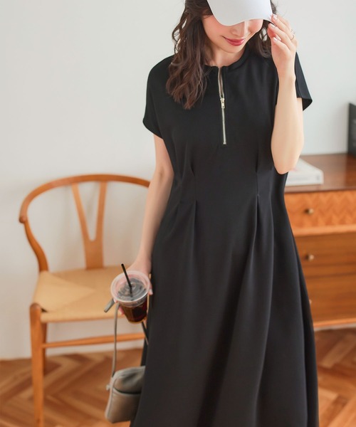 「KOBE LETTUCE」 半袖ワンピース M モカ レディース_画像3