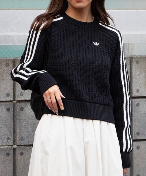 adidas（アディダス） ニット セーター KNITTED CREW ニット