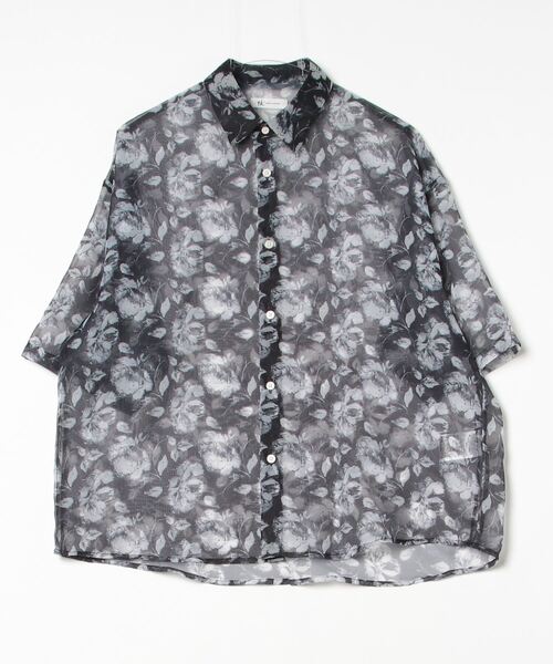 tk.TAKEO KIKUCHI（ティーケータケオキクチ） 半袖シャツ 01 ブラック