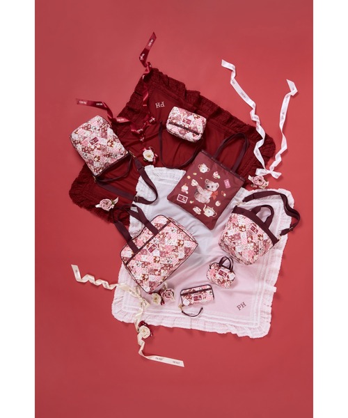 ＊ピンクハウス＊ティータイム柄バッグ♪(ティーカップ柄) PINK HOUSE PINK HOUSE（ピンクハウス） ショルダーバッグ バッグ PH Tea Party