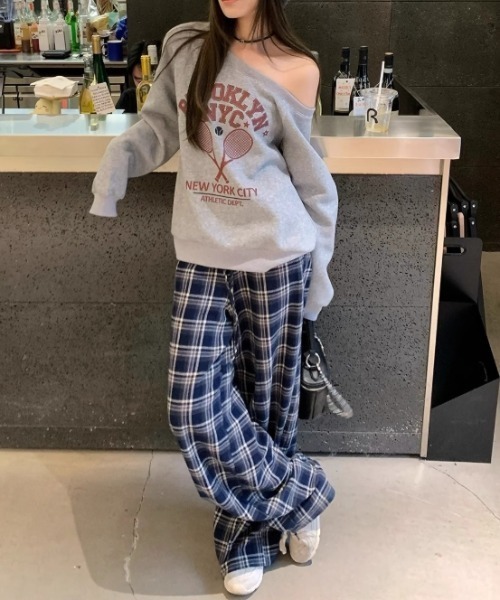 パンツ waist race check pants レディース : ZOZOTOWN Yahoo!店