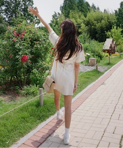 「SONA」 シャツワンピース FREE ライトベージュ レディース_画像9