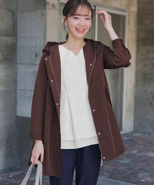 「Tiaclasse」 マウンテンパーカー M ピンク レディース_画像7