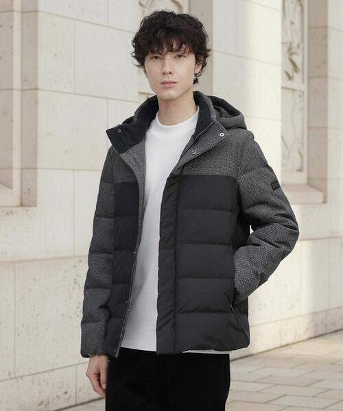 TAKEO KIKUCHI（タケオキクチ） ダウンジャケット ダウン カラーコンビ