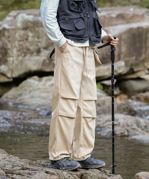aimoha（アイモハ） カーゴパンツ レイヤードデザイン ワイドカーゴ 