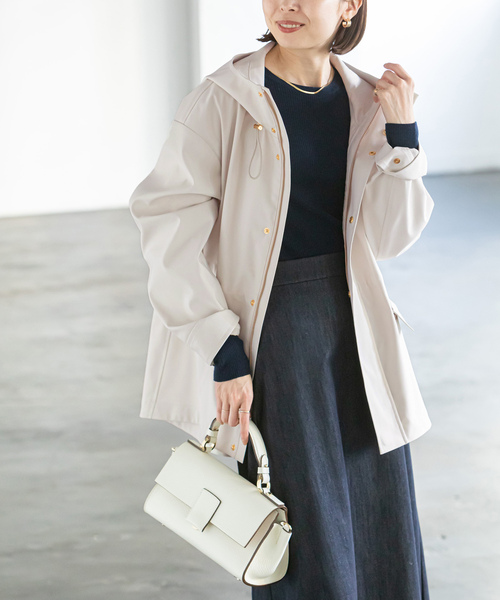 NOBLE（ノーブル） マウンテンパーカー 36 ベージュ レディース