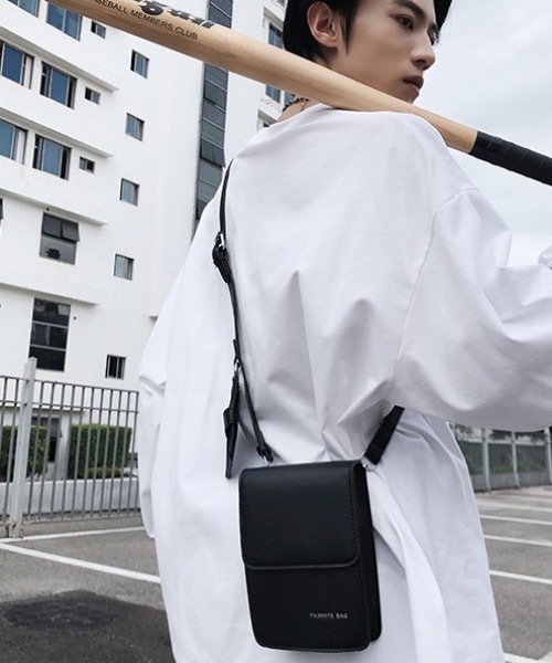 ショルダーバッグ 「2点セット」パスケース付きミニショルダーバッグ