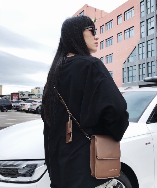 ショルダーバッグ 「2点セット」パスケース付きミニショルダーバッグ