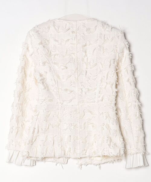 「LA POMME petit」 ジャケット SMALL アイボリー レディース_画像2