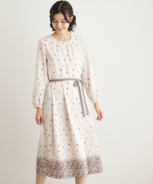 7分袖ワンピース☆ローラアシュレイ新品Lサイズ 楽天市場】ローラアシュレイ ワンピース（サイズ（S/M/L）M）の通販