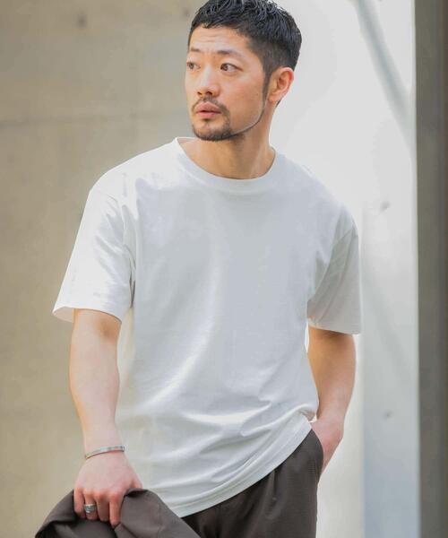 「URBAN RESEARCH ROSSO MEN」 半袖Tシャツ LARGE グレー メンズ_画像3