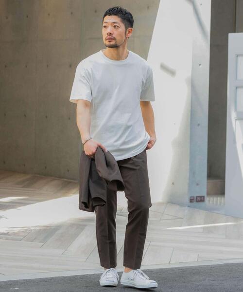 「URBAN RESEARCH ROSSO MEN」 半袖Tシャツ LARGE グレー メンズ_画像8