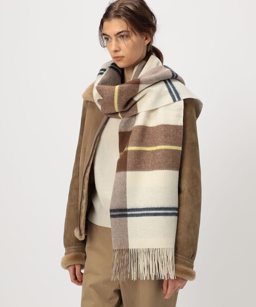 TOMORROWLAND（トゥモローランド） ストール マフラー カシミヤ ダブル