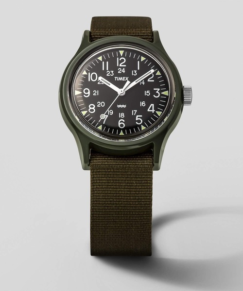 TIMEX（タイメックス） アナログ腕時計 FREE カーキ メンズ : ZOZOTOWN