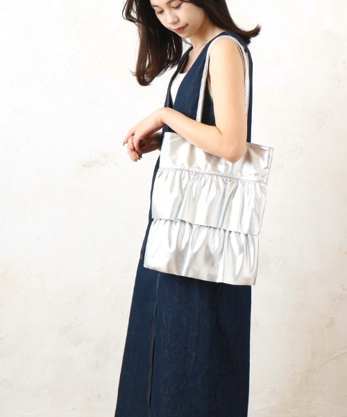 「Per sist ence」 トートバッグ FREE アイボリー レディース_画像9